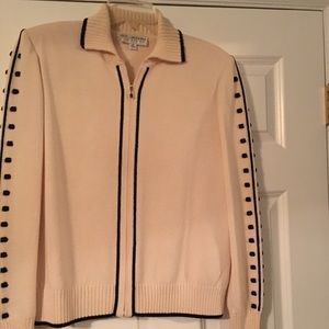 St John knit sweater blazer